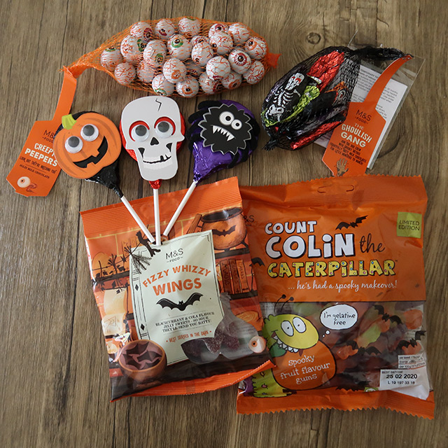 Halloween sweets I bought from Marks & Spencer
