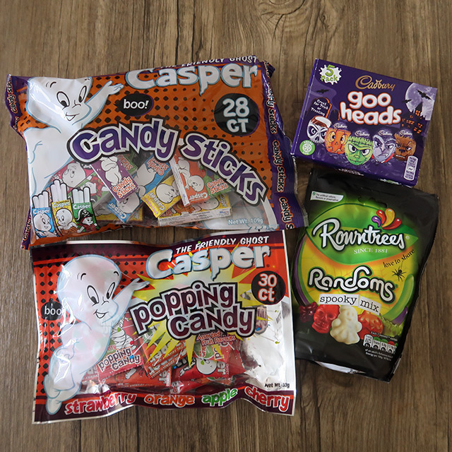 Halloween sweets I bought from Poundland and B&M