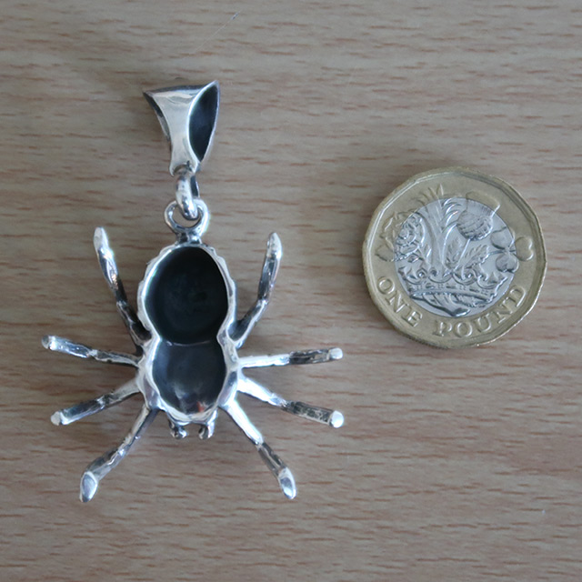 Huge spider pendant (reverse view)